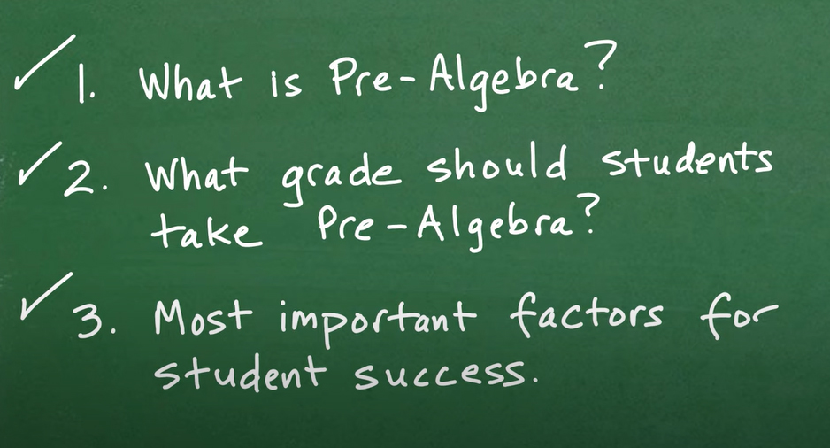 Homeschooling Pre-Algebra – What Every Homeschool Parent Needs to Know